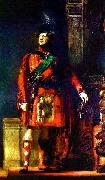 Sir David Wilkie Sir David Wilkie flattering portrait of the kilted King George IV for the Visit of King George IV to Scotland, with lighting chosen to tone down the b Spain oil painting artist